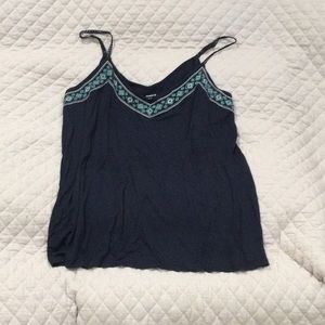 Torrid navy blue soft knit tank size 3